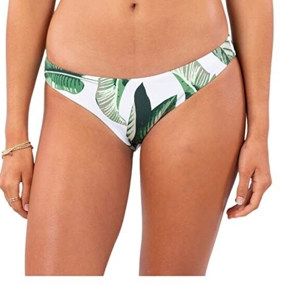 Rip Curl Coco Beach Good Pant Bikini Bottom White L - Picture 1 of 12